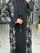 Karmen 2li Abaya-Siyah Siyah thumbnail 1