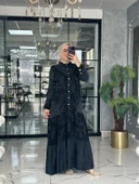 Dilan Elbise-Siyah Siyah thumbnail 3