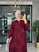 Benna Elbise-Bordo Bordo thumbnail 1