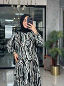 Açelya Elbise-Gri Gri thumbnail 2