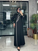 Alina Elbise-Siyah Siyah thumbnail 3