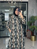 Lenna Uzun Gömlek-Gri Gri thumbnail 5