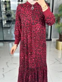 Benna Elbise-Bordo Bordo thumbnail 2
