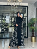 Karmen 2li Abaya-Siyah Siyah thumbnail 2