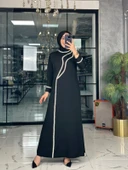 Alina Elbise-Siyah Siyah thumbnail 2