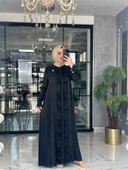 Şeyda Cupra Elbise-Siyah Siyah thumbnail 5