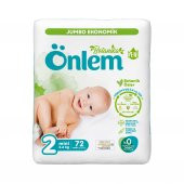 Önlem Bebek Bezi Botanica Jumbo Paket 2 Numara 72li Mini thumbnail 1