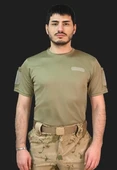 TAKTİKAL TİŞÖRT BEJ KISAKOL thumbnail 1