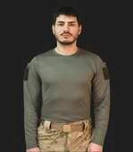 TAKTİKAL TİŞÖRT UZUNKOL HAKİ thumbnail 1