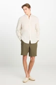 Regular Fit Gömlek Beige Beige L thumbnail 3
