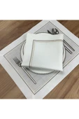 OYA home Çift Amerikan Servis ve Peçete - 4 parça thumbnail 6