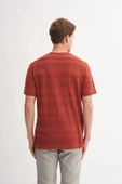 Cazador Bisiklet Yaka Regular Fit Örme Tişört 4123 thumbnail 4