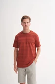 Cazador Bisiklet Yaka Regular Fit Örme Tişört 4123 thumbnail 1