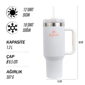Igloo Stadler Thermo-Mug 1.2 Litre-BEYAZ thumbnail 4