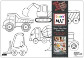 Funny Mat - İş Makineleri - 33,5x48cm thumbnail 1