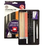 Daler Rowney Simply Drawing Tin 12li Set thumbnail 4