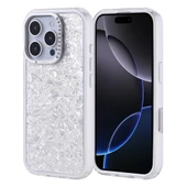 iPhone 16 Pro Kılıf Taşlı Tasarım Kapi Kapak thumbnail 5