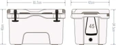 IcePeak Aden Plus Buzluk 45 Litre thumbnail 3