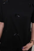 Fiyonklu Siyah T-Shirt thumbnail 3