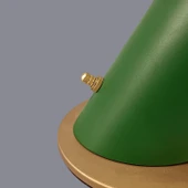 Vela Yeşil Eskitme Gold Masa Lambası thumbnail 6