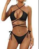Bağlama Detaylı bikini takım DB200780BT thumbnail 1