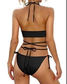 Bağlama Detaylı bikini takım DB200780BT thumbnail 3