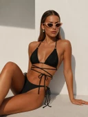 İp ve halka detaylı bikini takım thumbnail 1