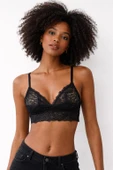 SİYAH FULL DANTEL BİYELİ BRALET DS200601BR thumbnail 1