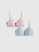 PEMBE-MAVİ BASKILI 2 Lİ SÜTYEN DS200022FB-2 thumbnail 1