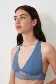 MAT MAVİ MICRO SIRT DETAYLI BRALET DS200459BR thumbnail 5