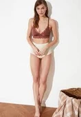 YAKALARI DANTELLİ MICRO BRALET DS200475BR thumbnail 8