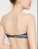 Renkli şerit detaylı bikini üstü thumbnail 3