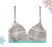 KOTON KAR DESEN BASKILI KAPLI FIRST BRA DS200022FB thumbnail 1