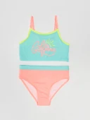 Baskılı kız çocuk bikini takım thumbnail 1