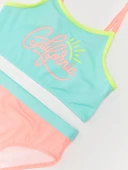 Baskılı kız çocuk bikini takım thumbnail 3