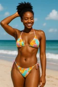 Üçgen İpli Bikini Takım thumbnail 1