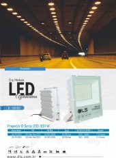 300W DLS Led Projektör Kaliteli Ürün thumbnail 2