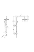 Punto Artema Solid S Banyo Batarya Plus 3C Tepe Duş Kolonu A45718 thumbnail 4