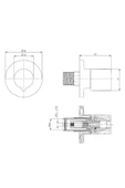 Vitra Artema Ankastre Stop Valf A41461 thumbnail 2