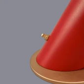 Vela Kırmızı Gold Masa Lambası thumbnail 6