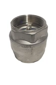 KALDE  2" Dn50 Sarı/Krom Dik Çekvalf - Vertical Check Valve thumbnail 2