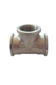 KALDE  1/2" Dn15 İç Dişli Sarı/Krom TE (Dişi) - Chrome Tee thumbnail 4