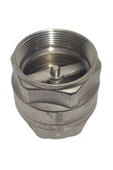 KALDE  2" Dn50 Sarı/Krom Dik Çekvalf - Vertical Check Valve thumbnail 4