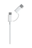 AXYA 2 In 1 Usb Kablo Micro Usb Ve Usb C (type C - 100 Cm) thumbnail 2