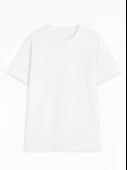Kadın %100 Pamuk Basic T-shirt thumbnail 4