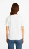 Kadın %100 Pamuk Basic T-shirt thumbnail 3