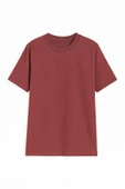 Kadın %100 Pamuk Basic T-shirt thumbnail 11