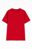 Kadın %100 Pamuk Basic T-shirt thumbnail 7