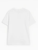 Kadın %100 Pamuk Basic T-shirt thumbnail 5