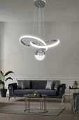 Kardelen Toplu Modern Sarkıt Led Avize thumbnail 2